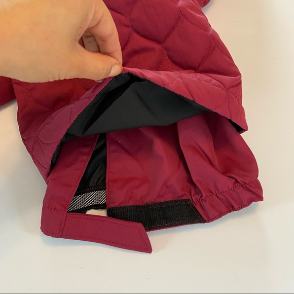 M.Miller Red Winter Snow Ski Quilted Pants Size M - Picture 8 of 10